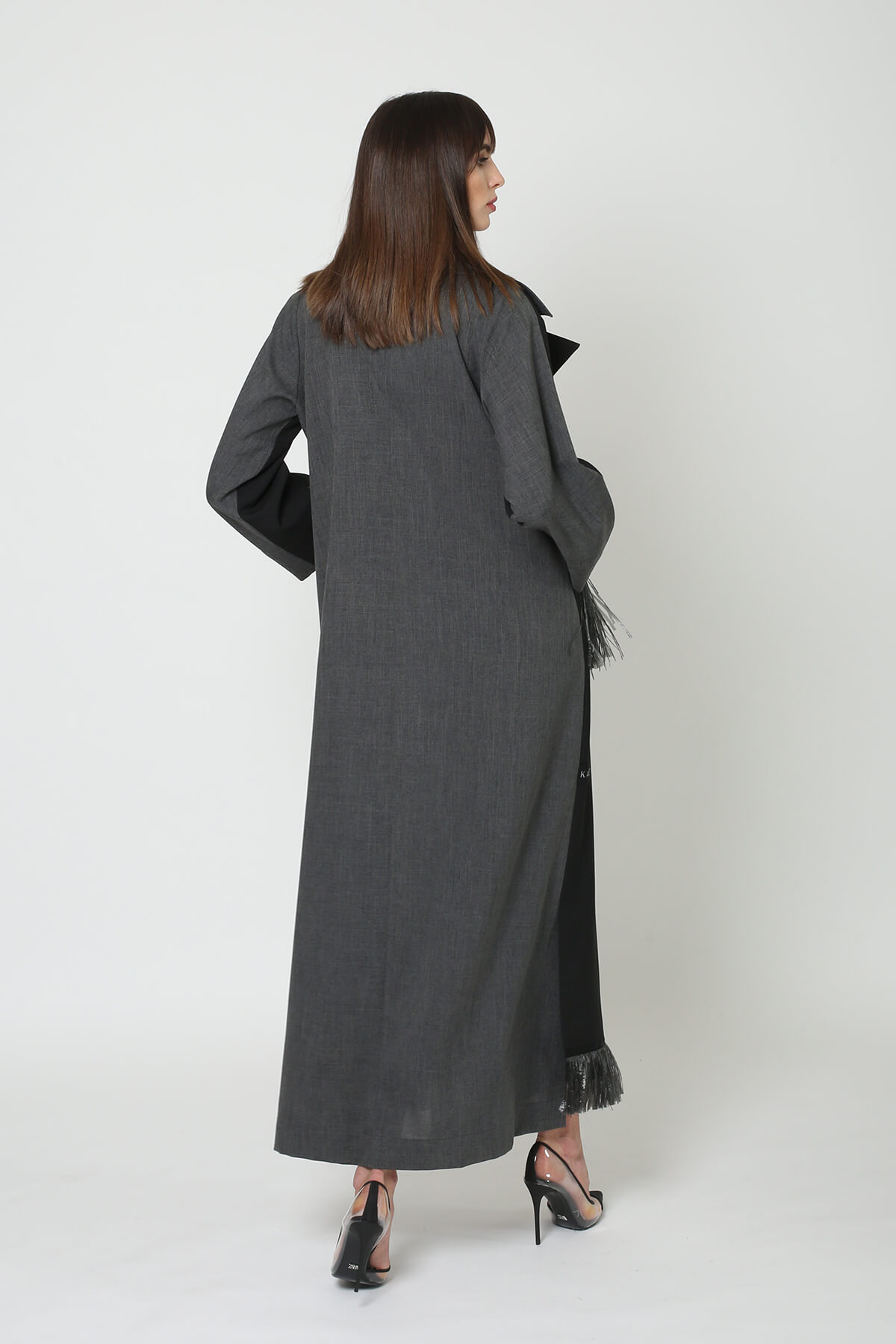 Embroidered Pockets Abaya