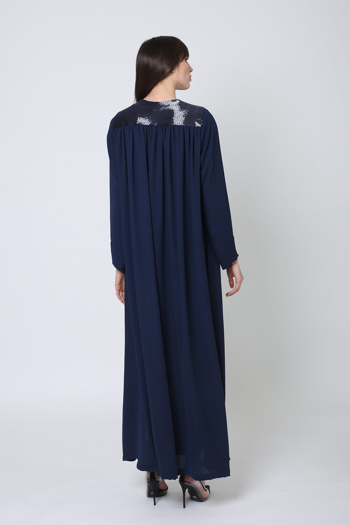 Flared Collar Abaya