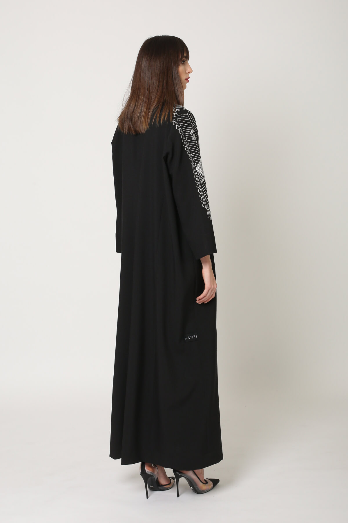 Embroidered Crepe Abaya