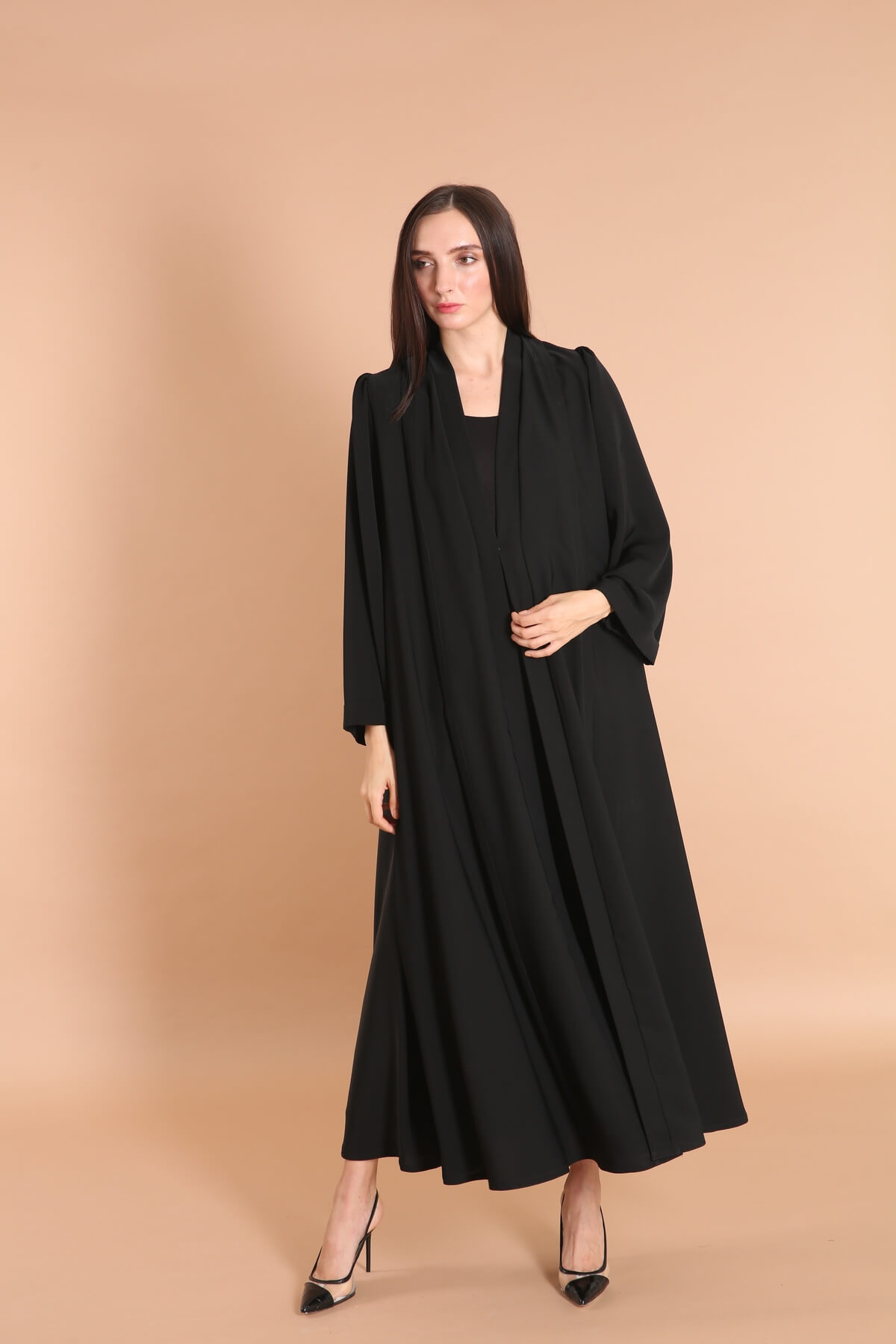 Cloche cut Plain Abaya