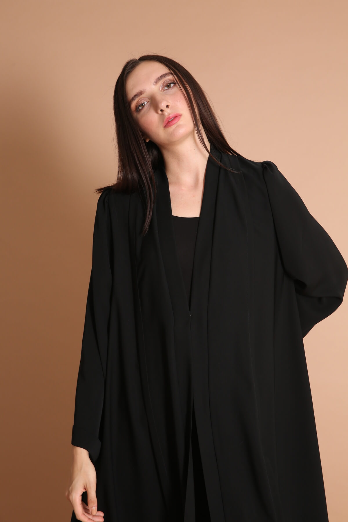 Cloche cut Plain Abaya