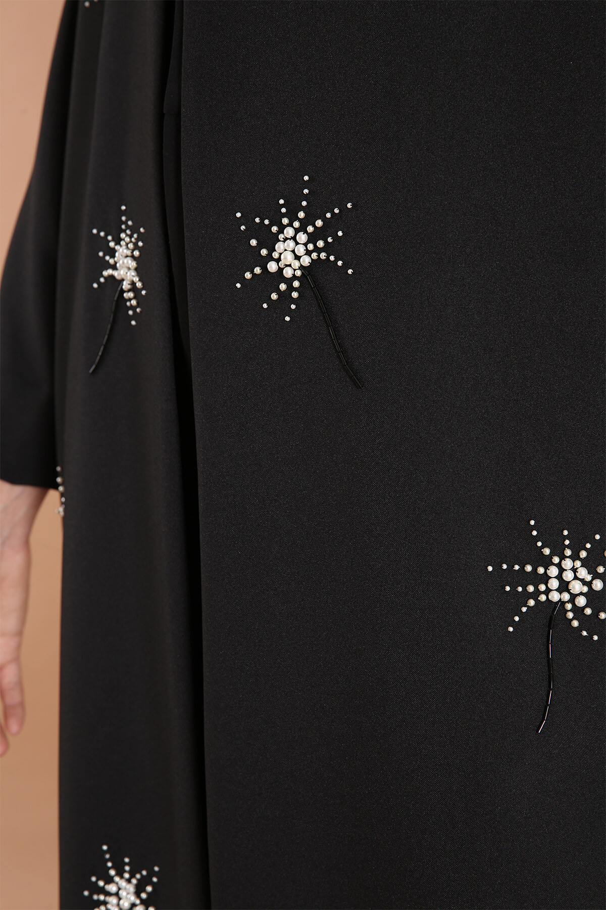 Pearls Embellished Classic Abaya