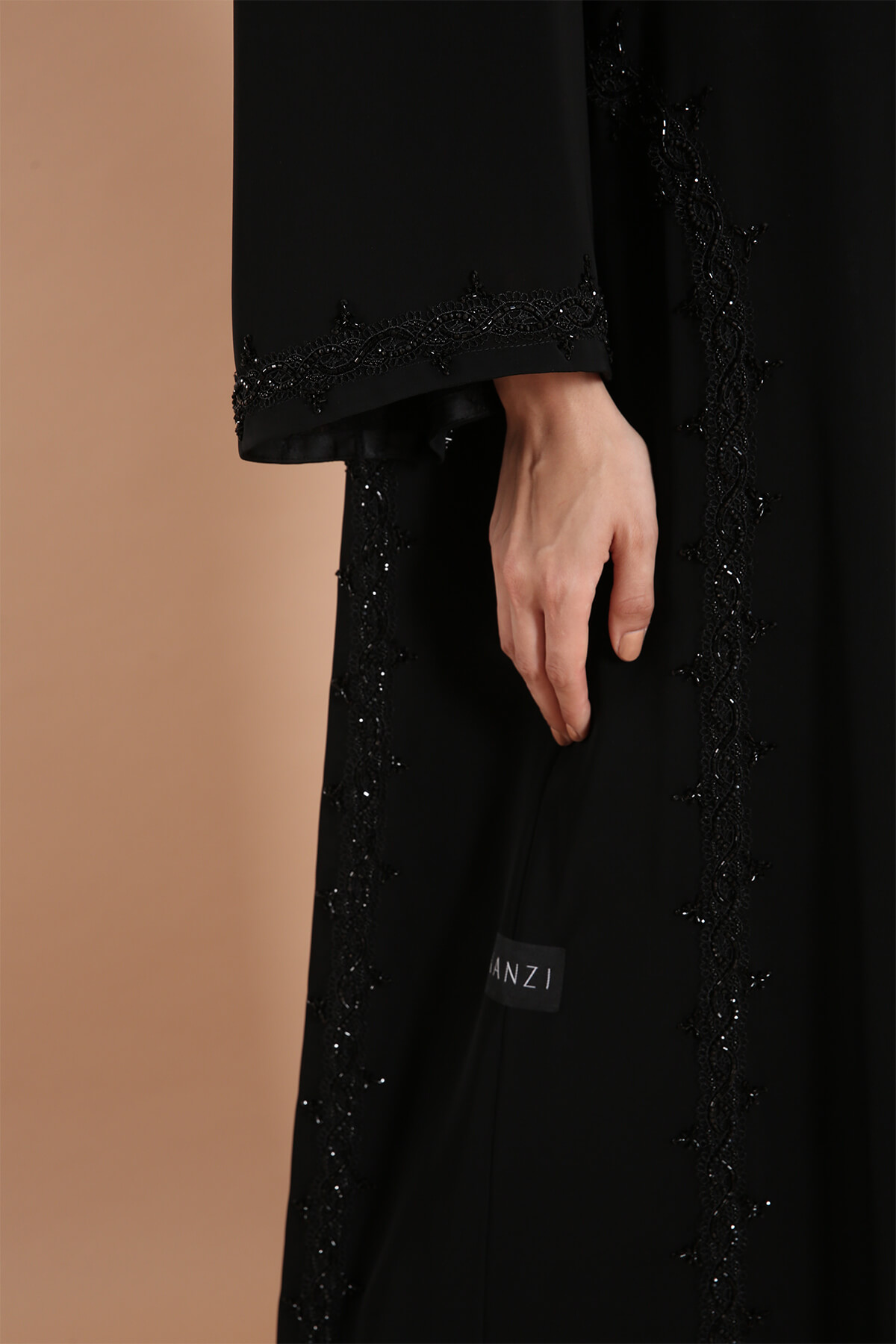 Embellished Lace Classic Abaya