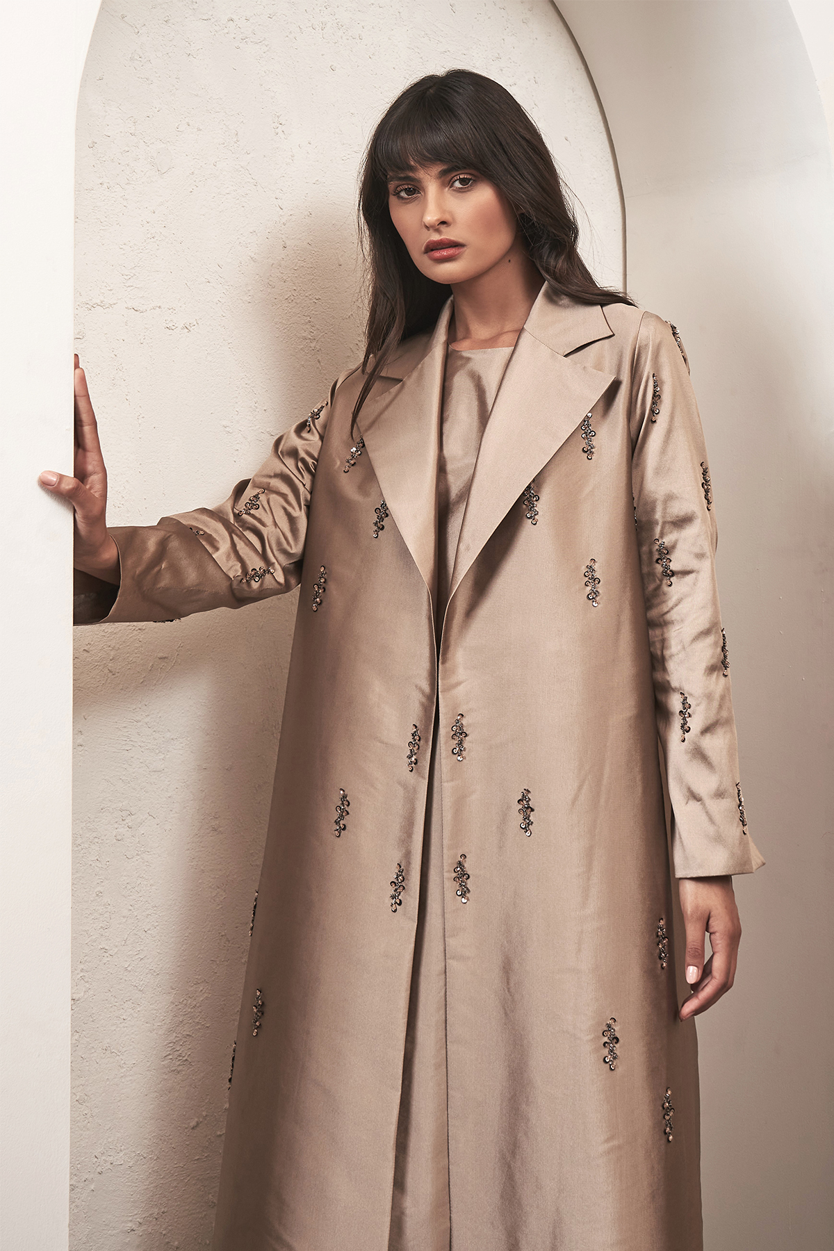Colored Coat Abaya