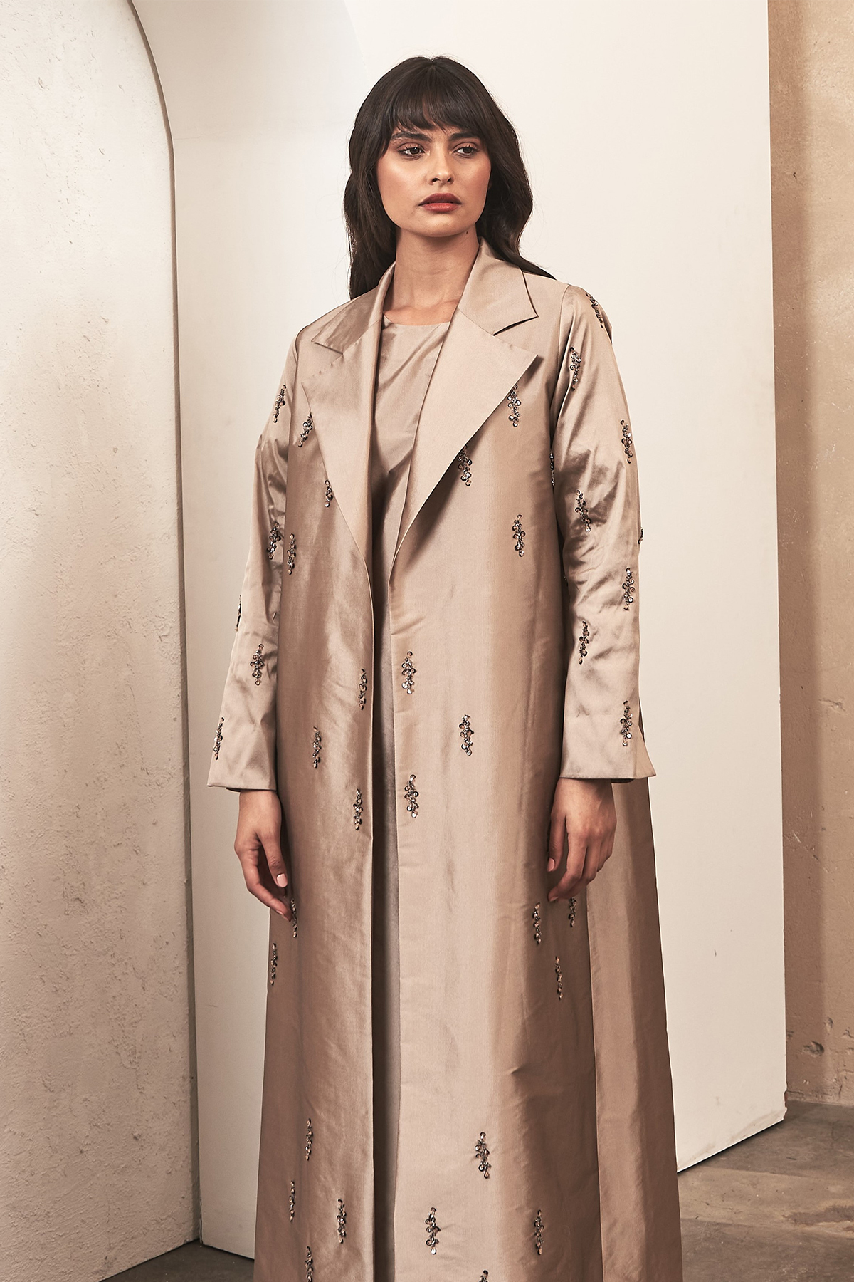 Colored Coat Abaya