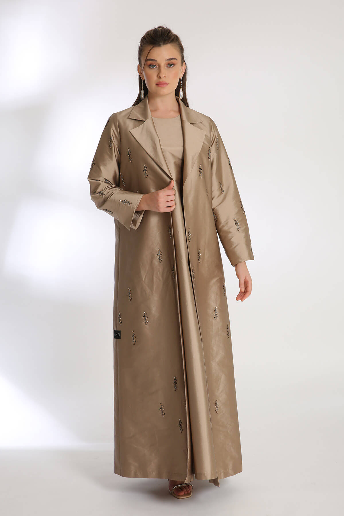 Colored Coat Abaya