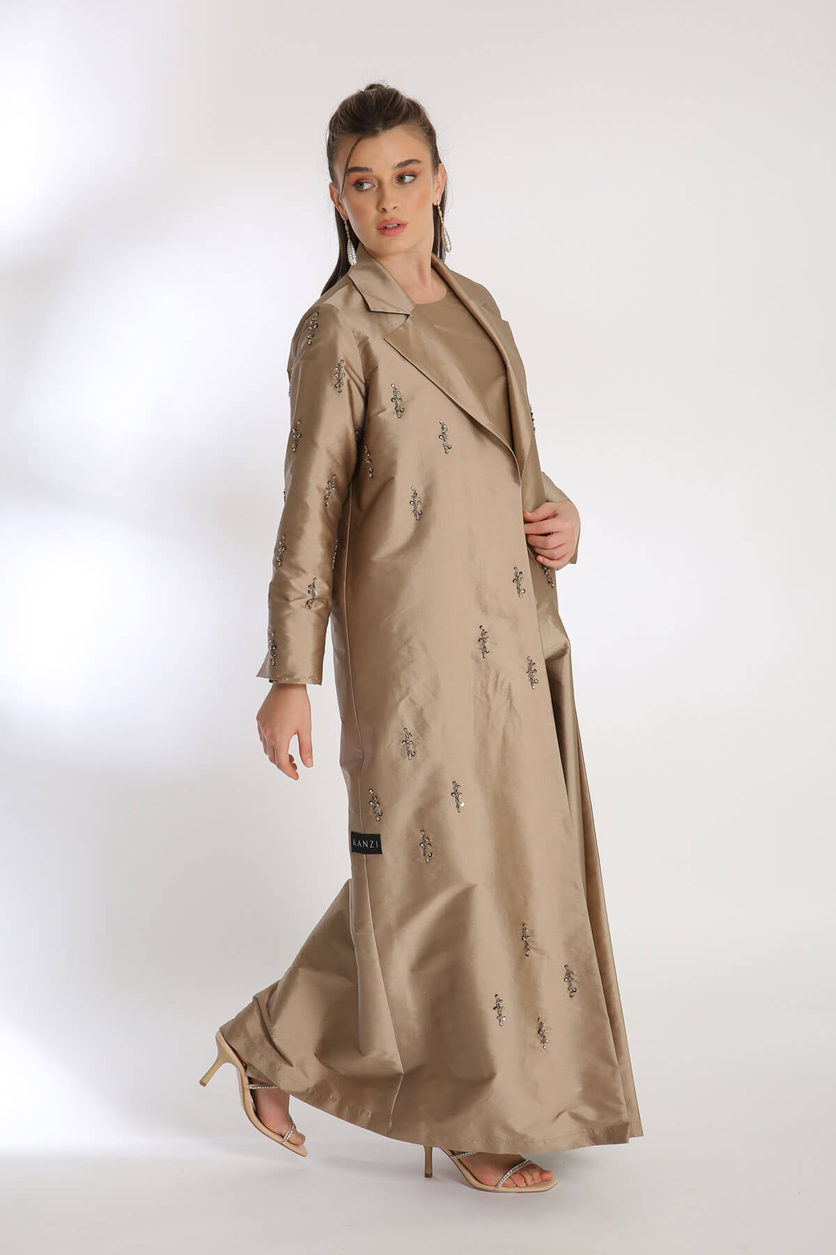 Colored Coat Abaya