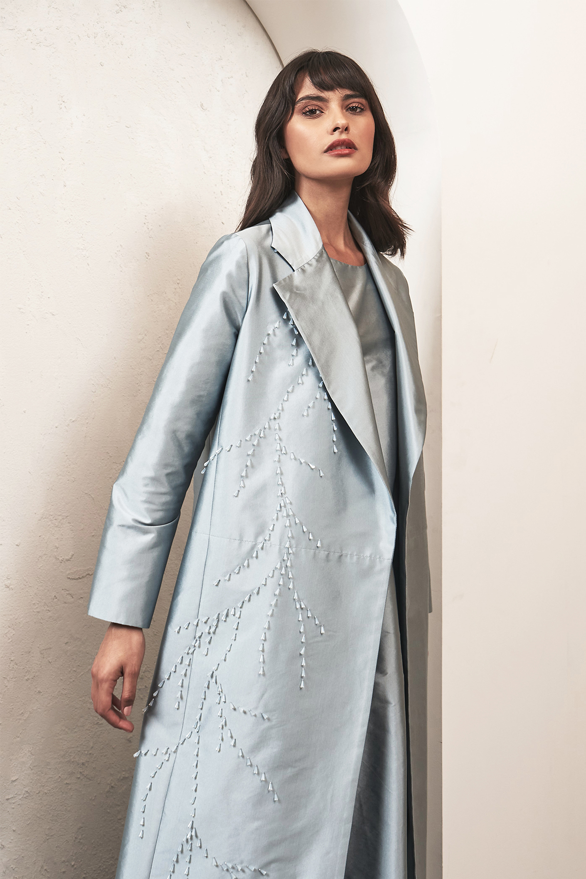 Colored Coat Abaya