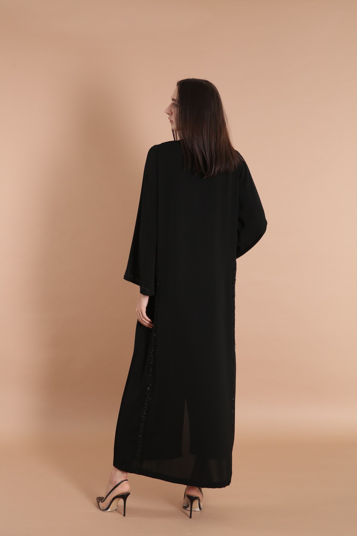Embellished Lace Classic Abaya