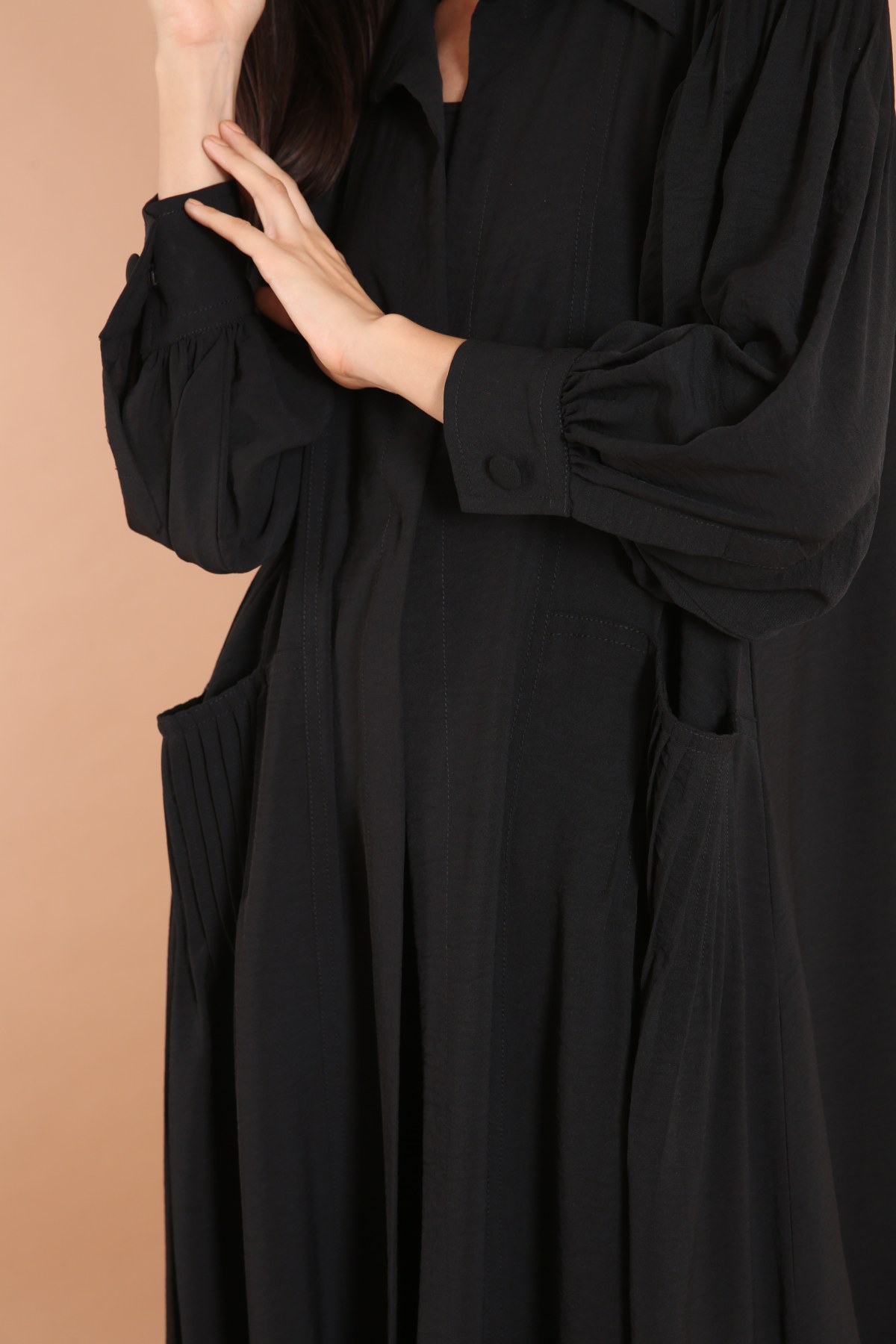 Ceycrush Pintuck Casual Abaya