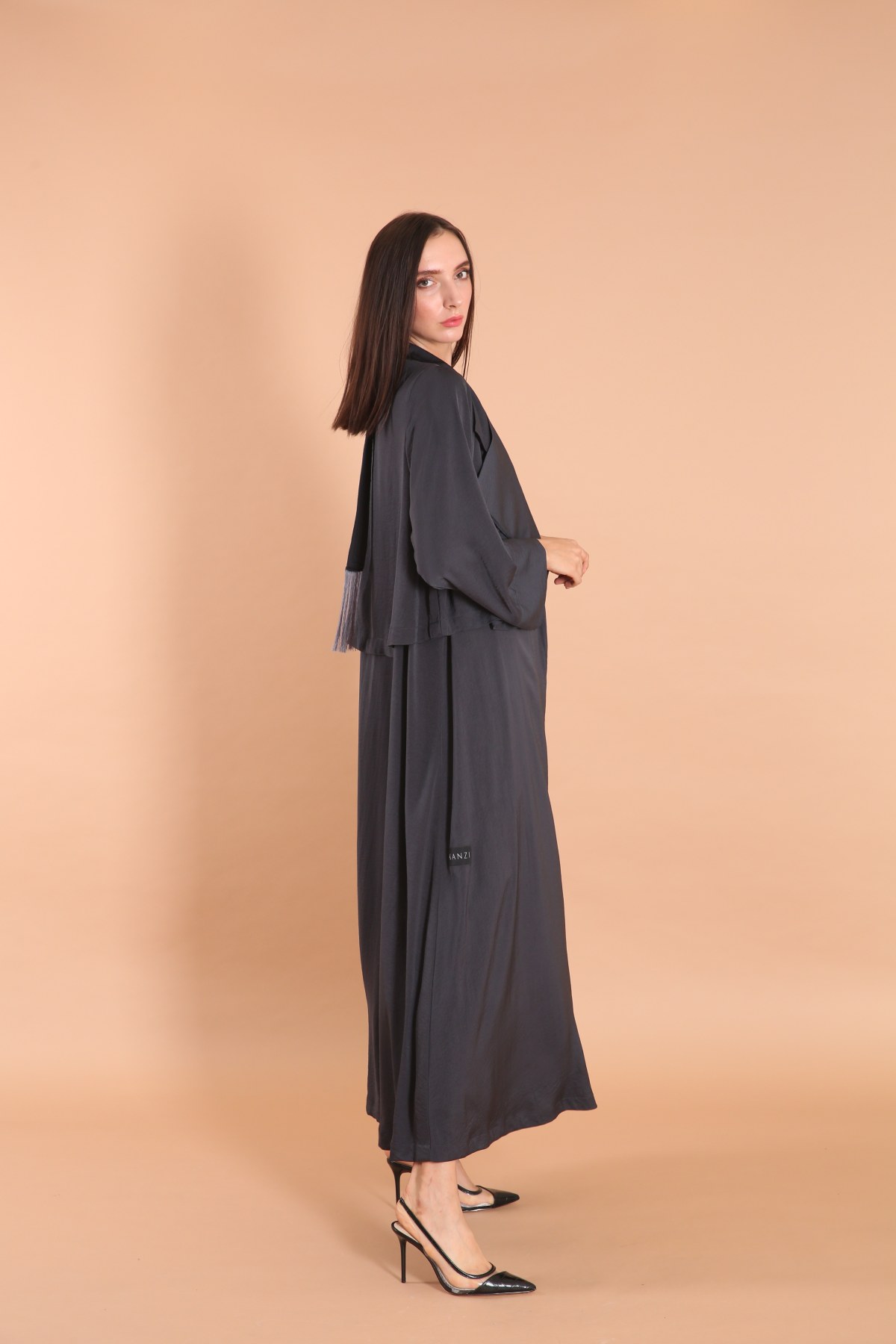 Bolero and Tassels Detailed Casual Abaya