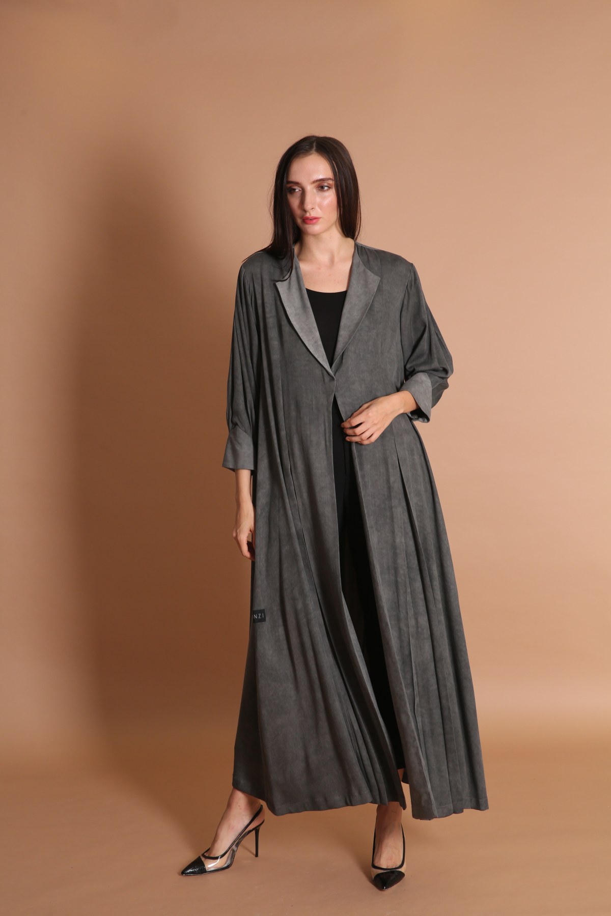 Shaded Crepe Casual Abaya