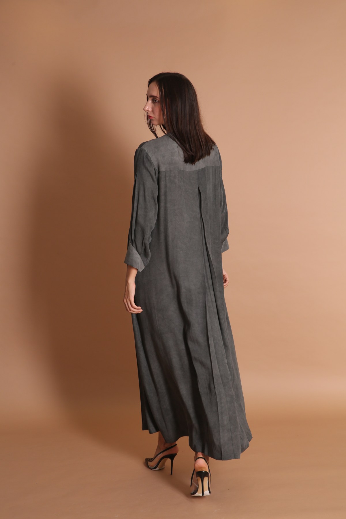 Shaded Crepe Casual Abaya
