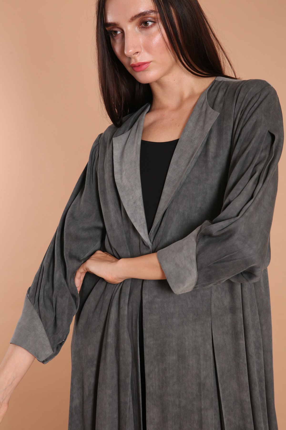 Shaded Crepe Casual Abaya