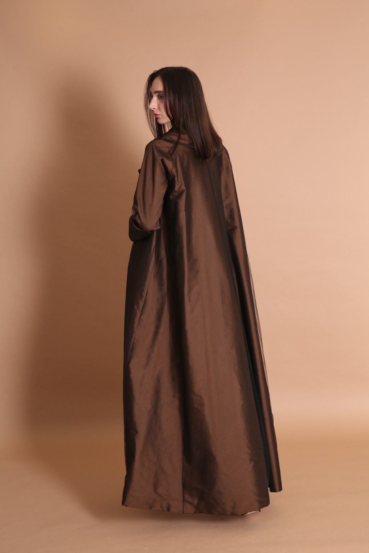 Tulle and Taffeta Abaya