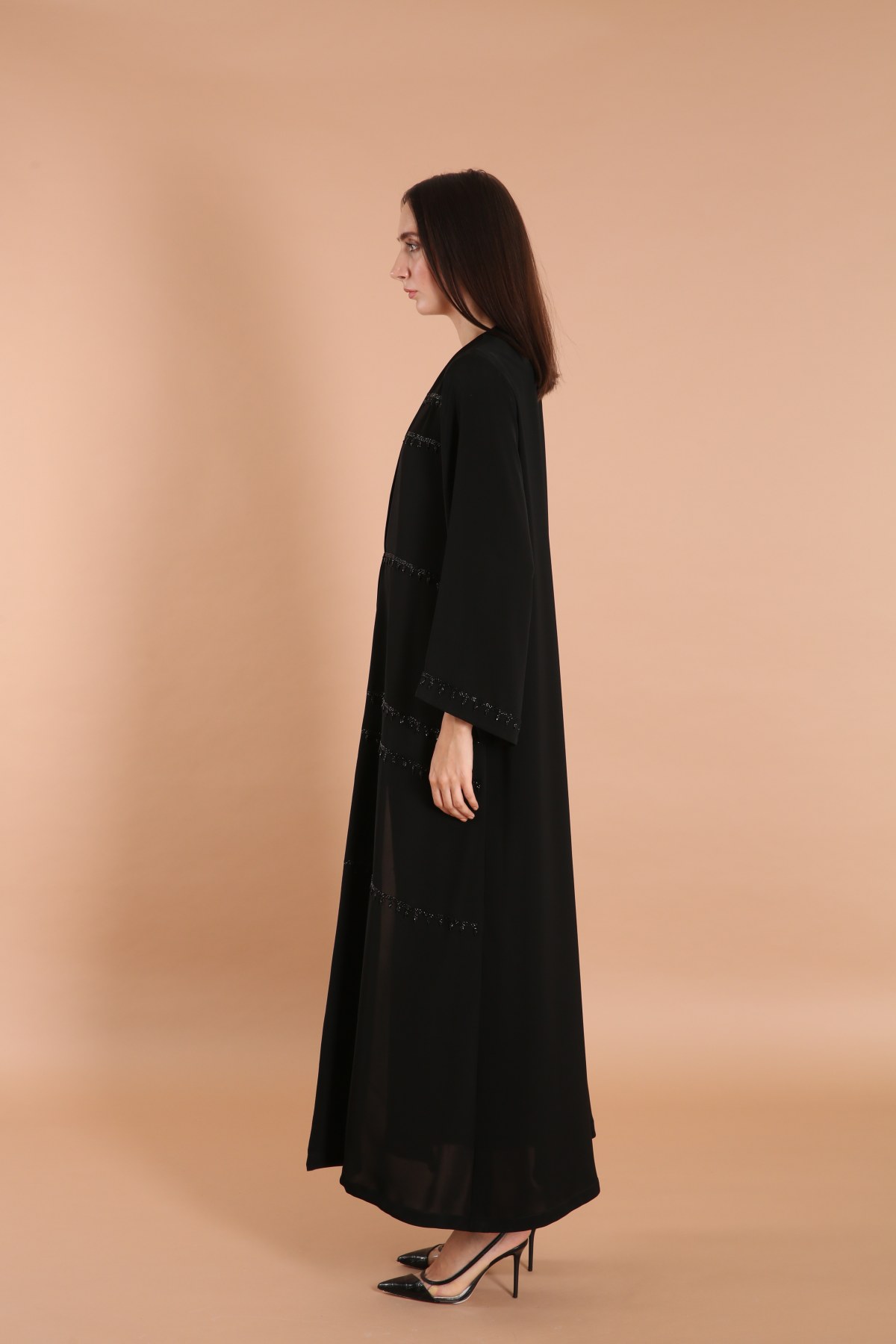 Embellished Crepe Abaya