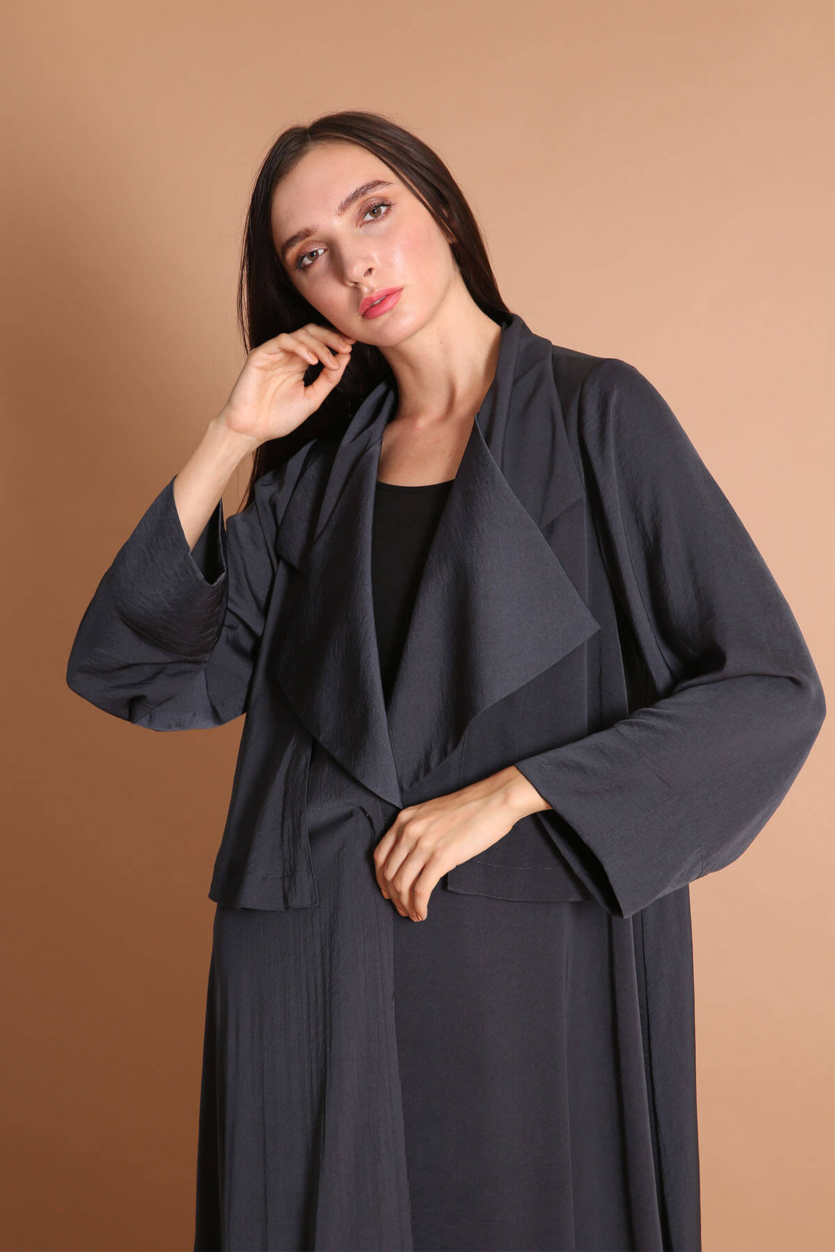 Bolero and Tassels Detailed Casual Abaya