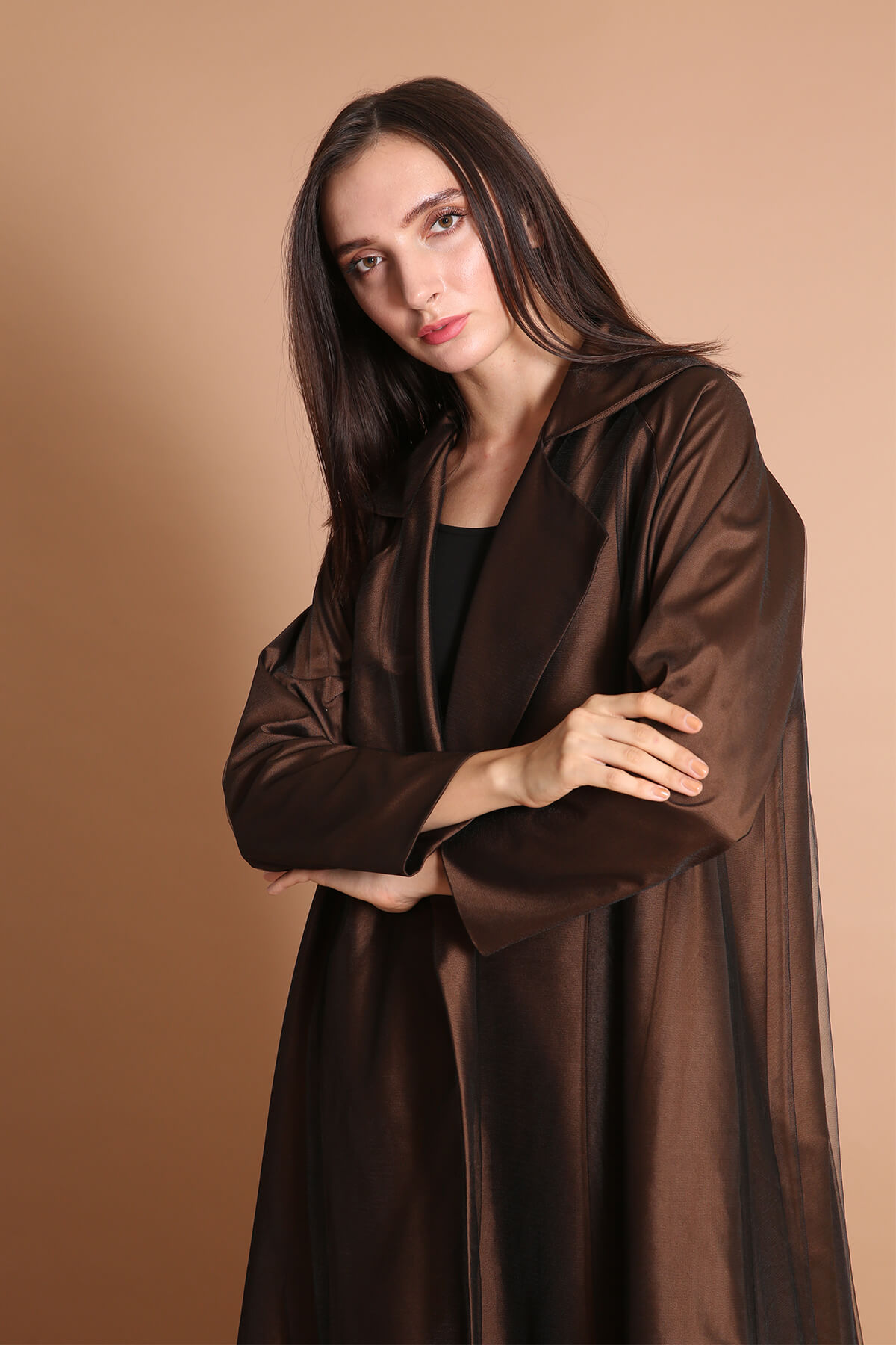 Tulle and Taffeta Abaya