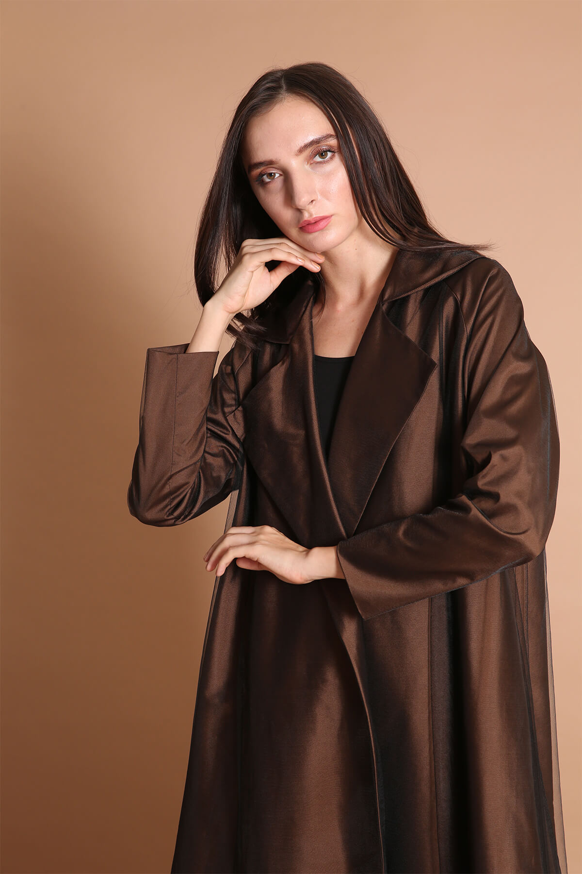 Tulle and Taffeta Abaya