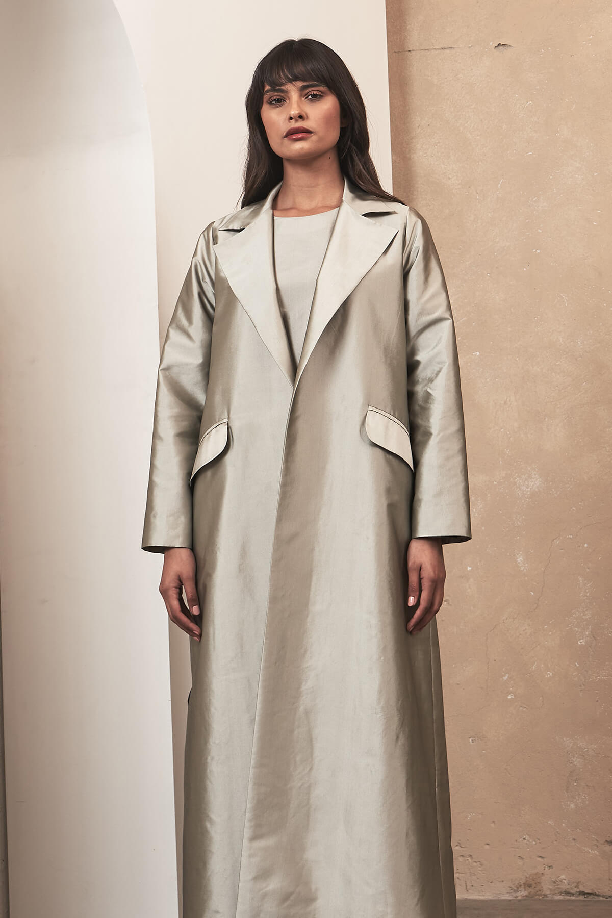 Colored Coat Abaya