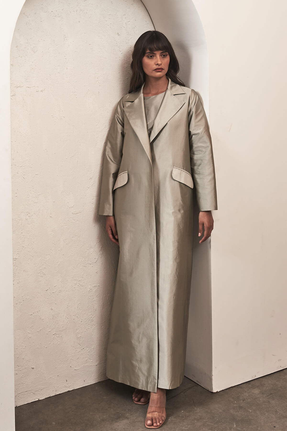 Colored Coat Abaya